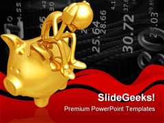 Financial Problem Business PowerPoint Themes And PowerPoint Slides 0511