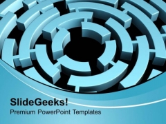 Find The Correct Path For Solution PowerPoint Templates Ppt Backgrounds For Slides 0513