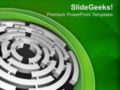 Finding Right Path In Labyrinth To Win PowerPoint Templates Ppt Backgrounds For Slides 0413 Finding Right Path In Labyrinth To Win PowerPoint Templates Ppt Backgrounds For Slides 0413