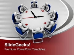 Finish Your Team Meetings On Time PowerPoint Templates Ppt Backgrounds For Slides 0713 Finish Your Team Meetings On Time PowerPoint Templates Ppt Backgrounds For Slides 0713
