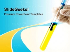 Flasks Science PowerPoint Templates And PowerPoint Backgrounds 0711
