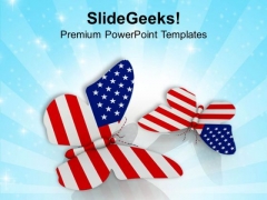 Flying Free American Butterflies PowerPoint Templates Ppt Backgrounds For Slides 0813 Flying Free American Butterflies PowerPoint Templates Ppt Backgrounds For Slides 0813