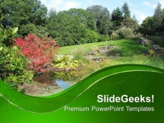 Forest View With Green Background PowerPoint Templates Ppt Backgrounds For Slides 0713 Forest View With Green Background PowerPoint Templates Ppt Backgrounds For Slides 0713