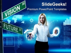 Future Vision Business PowerPoint Template 0510