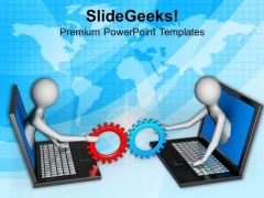 Gear Mechanism Online Concept PowerPoint Templates Ppt Backgrounds For Slides 0813 Gear Mechanism Online Concept PowerPoint Templates Ppt Backgrounds For Slides 0813