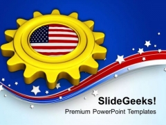 Gear The Business With American Market PowerPoint Templates Ppt Backgrounds For Slides 0713 Gear The Business With American Market PowerPoint Templates Ppt Backgrounds For Slides 0713