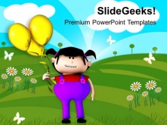 Girl With Balloons For Celebration PowerPoint Templates Ppt Backgrounds For Slides 0613 Girl With Balloons For Celebration PowerPoint Templates Ppt Backgrounds For Slides 0613