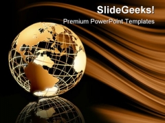 Global Earth PowerPoint Background And Template 1210 Global Earth PowerPoint Background And Template 1210