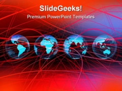 Global Networking Abstract PowerPoint Template 0810 Global Networking Abstract PowerPoint Template 0810