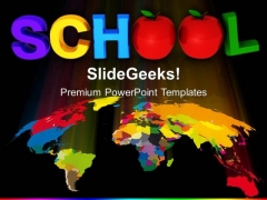 Global School Education PowerPoint Templates And PowerPoint Themes 0612 Global School Education PowerPoint Templates And PowerPoint Themes 0612