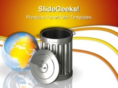 Global Trash Environment PowerPoint Templates And PowerPoint Backgrounds 0611 Global Trash Environment PowerPoint Templates And PowerPoint Backgrounds 0611