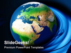 Globe Earth PowerPoint Template 0910 Globe Earth PowerPoint Template 0910