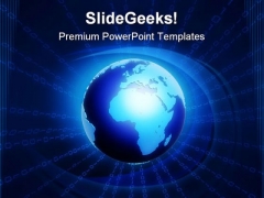 Glowing Earth Globe PowerPoint Themes And PowerPoint Slides 0411 Glowing Earth Globe PowerPoint Themes And PowerPoint Slides 0411