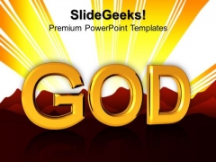 God Faith PowerPoint Templates And PowerPoint Themes 0912
