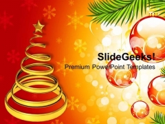 Golden Christmas Tree On Decorative Background PowerPoint Templates Ppt Backgrounds For Slides 1112 Golden Christmas Tree On Decorative Background PowerPoint Templates Ppt Backgrounds For Slides 1112