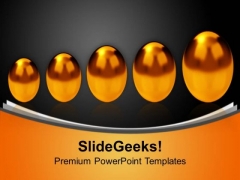 Golden Egg Savings Money PowerPoint Templates And PowerPoint Themes 1012