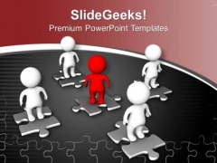 Good Leader Can Connect His Team PowerPoint Templates Ppt Backgrounds For Slides 0713