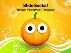 Goofy Scared Halloween Pumpkin Festival PowerPoint Templates And PowerPoint Themes 0812 Goofy Scared Halloween Pumpkin Festival PowerPoint Templates And PowerPoint Themes 0812