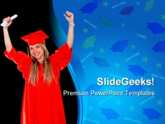 Graduate Student Law PowerPoint Backgrounds And Templates 1210