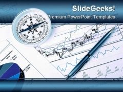 Graph And Chart Business PowerPoint Template 1110