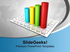 Graph Growth Business PowerPoint Templates And PowerPoint Themes 1012