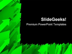 Green Arrow Background PowerPoint Templates And PowerPoint Backgrounds 0611
