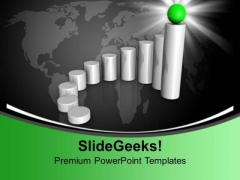 Green Ball On Top Success PowerPoint Templates And PowerPoint Themes 1012 Green Ball On Top Success PowerPoint Templates And PowerPoint Themes 1012