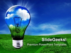 Green Energy Solutions Nature PowerPoint Themes And PowerPoint Slides 0511