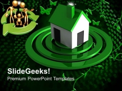 Green Home Target Family PowerPoint Templates And PowerPoint Themes 0712 Green Home Target Family PowerPoint Templates And PowerPoint Themes 0712