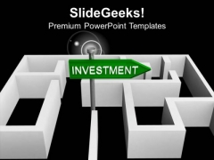 Green Investment Board In Labyrinth PowerPoint Templates Ppt Backgrounds For Slides 0213 Green Investment Board In Labyrinth PowerPoint Templates Ppt Backgrounds For Slides 0213