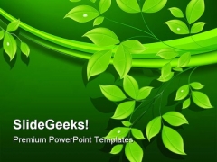 Green Leaves Floral Abstract PowerPoint Themes And PowerPoint Slides 0411 Green Leaves Floral Abstract PowerPoint Themes And PowerPoint Slides 0411