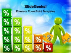 Growing Percent Sales PowerPoint Templates And PowerPoint Themes 0512 Growing Percent Sales PowerPoint Templates And PowerPoint Themes 0512