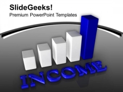 Growth In Income PowerPoint Templates Ppt Backgrounds For Slides 0813