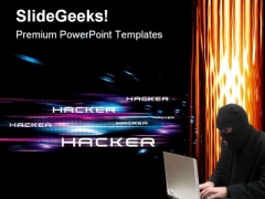 Hacker Security PowerPoint Templates And PowerPoint Backgrounds 0211