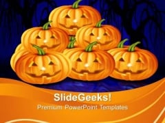 Halloween Pumpkins Vacation PowerPoint Templates And PowerPoint Themes 1012 Halloween Pumpkins Vacation PowerPoint Templates And PowerPoint Themes 1012