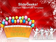 Happy Birthday Balloons Celebration Party PowerPoint Templates Ppt Backgrounds For Slides 1212 Happy Birthday Balloons Celebration Party PowerPoint Templates Ppt Backgrounds For Slides 1212