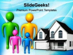 Happy Family Real Estate PowerPoint Templates And PowerPoint Themes 0712 Happy Family Real Estate PowerPoint Templates And PowerPoint Themes 0712