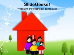 Happy Family Stays Togather PowerPoint Templates Ppt Backgrounds For Slides 0613 Happy Family Stays Togather PowerPoint Templates Ppt Backgrounds For Slides 0613