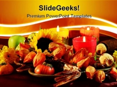 Happy Thanksgiving Festival PowerPoint Templates And PowerPoint Backgrounds 0311 Happy Thanksgiving Festival PowerPoint Templates And PowerPoint Backgrounds 0311