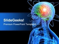 Headache01 Medical PowerPoint Template 1110