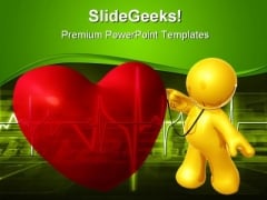 Heart And Doctor Medical PowerPoint Templates And PowerPoint Backgrounds 0611 Heart And Doctor Medical PowerPoint Templates And PowerPoint Backgrounds 0611