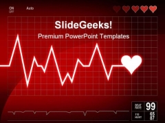 Heart Beat Medical PowerPoint Template 1110 Heart Beat Medical PowerPoint Template 1110