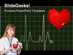 Heart Beat Medical PowerPoint Templates And PowerPoint Backgrounds 0611