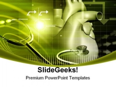 Heart With Stethoscope Medical PowerPoint Themes And PowerPoint Slides 0211 Heart With Stethoscope Medical PowerPoint Themes And PowerPoint Slides 0211