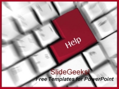 Help PowerPoint Template Help PowerPoint Template