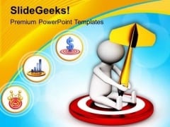 Hit The Target And Complete The Task PowerPoint Templates Ppt Backgrounds For Slides 0713 Hit The Target And Complete The Task PowerPoint Templates Ppt Backgrounds For Slides 0713