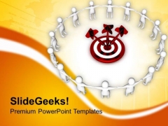 Hit Your Business Target For Team Benifit PowerPoint Templates Ppt Backgrounds For Slides 0713 Hit Your Business Target For Team Benifit PowerPoint Templates Ppt Backgrounds For Slides 0713