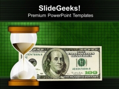 Hour Glass With Dollar Money PowerPoint Templates And PowerPoint Themes 0512 Hour Glass With Dollar Money PowerPoint Templates And PowerPoint Themes 0512