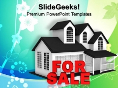 House For Sale PowerPoint Templates And PowerPoint Themes 0912