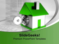House With Key Security PowerPoint Templates And PowerPoint Themes 1112 House With Key Security PowerPoint Templates And PowerPoint Themes 1112